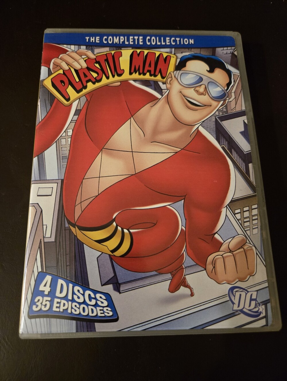 DC Plastic Man DVD Collection — Red and Blue Cover Art